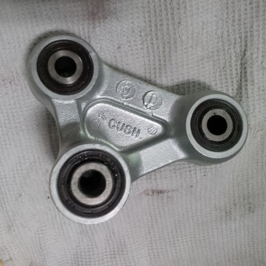 cleaned cush arm with new bearings and seals